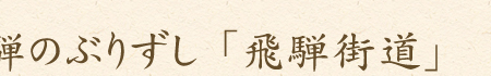飛騨のぶりずし「飛騨街道」